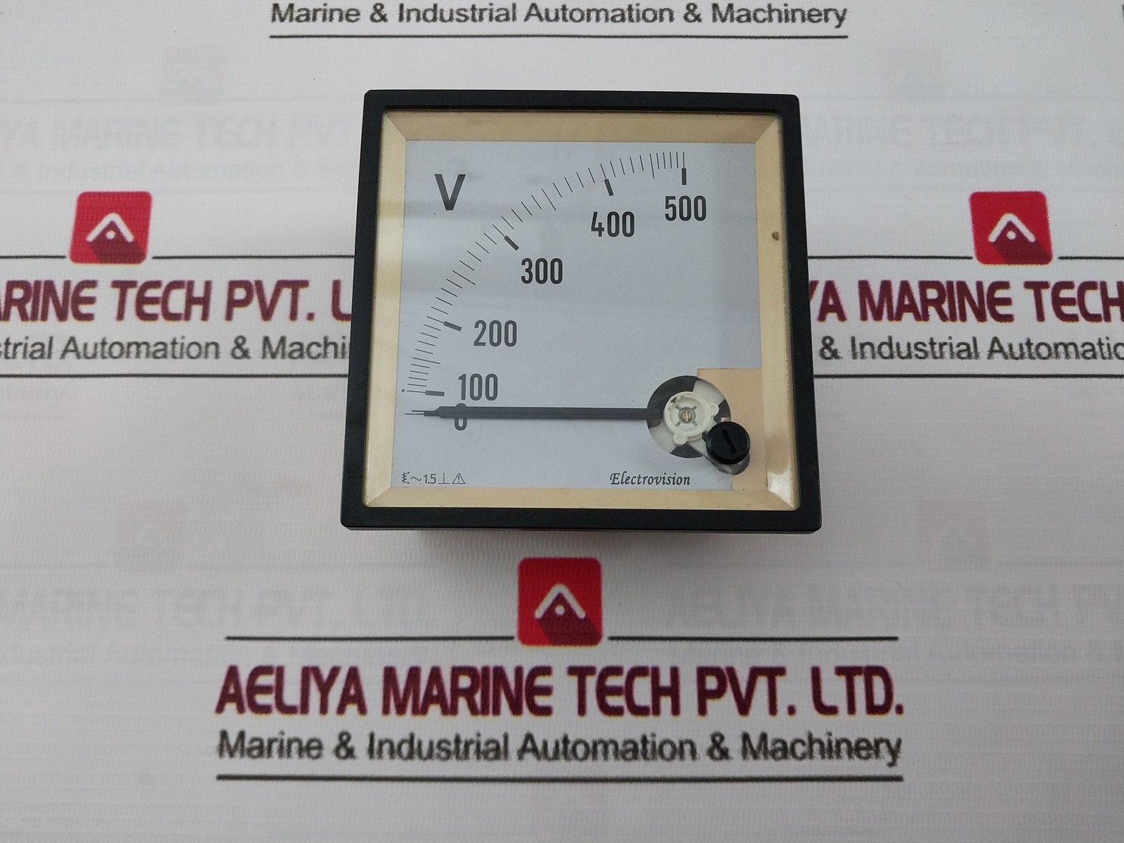ELECTROVISION 0-500V Analog Voltmeter
