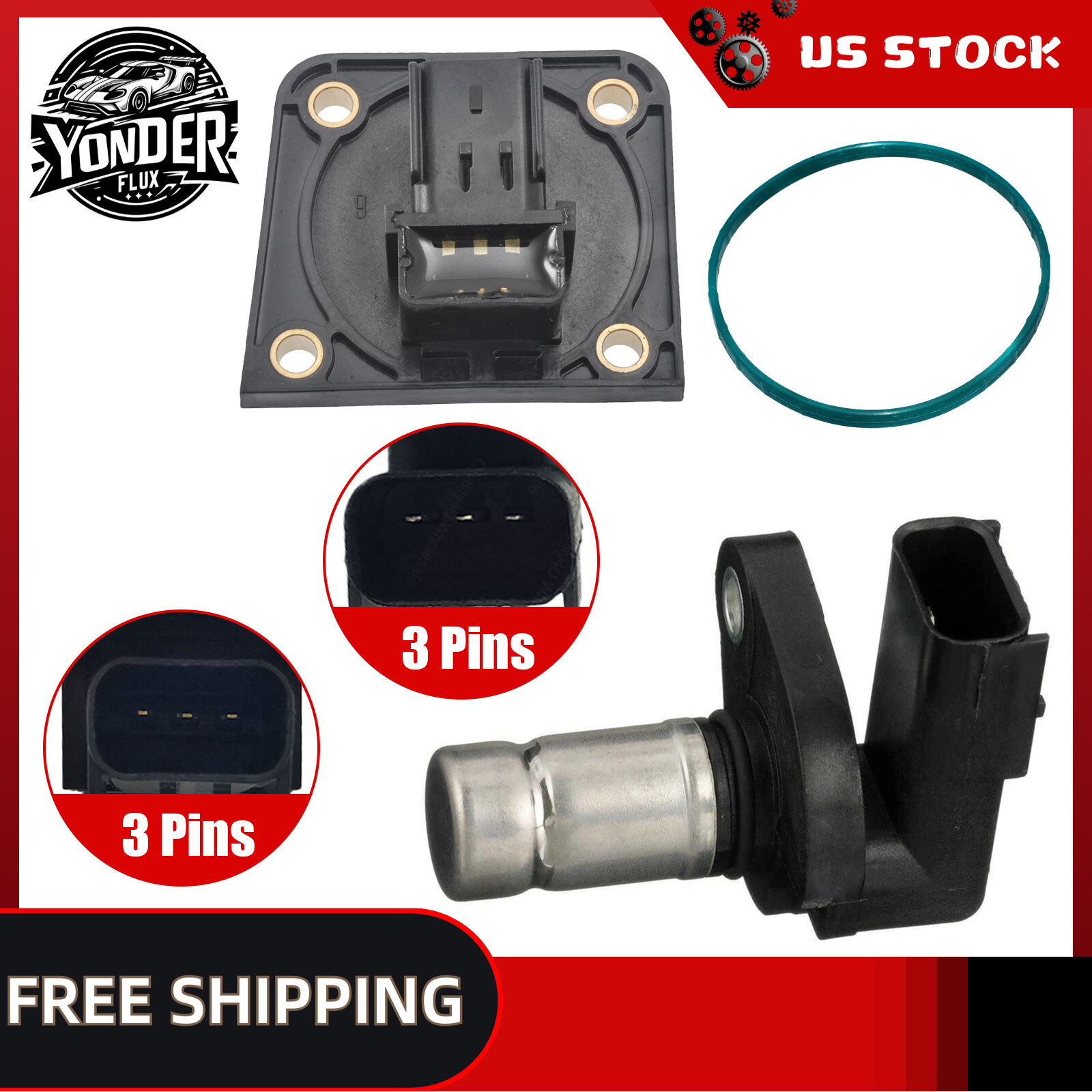 Camshaft & Crankshaft Position Sensor for Dodge Neon Plymouth Breeze 1997 2.0L