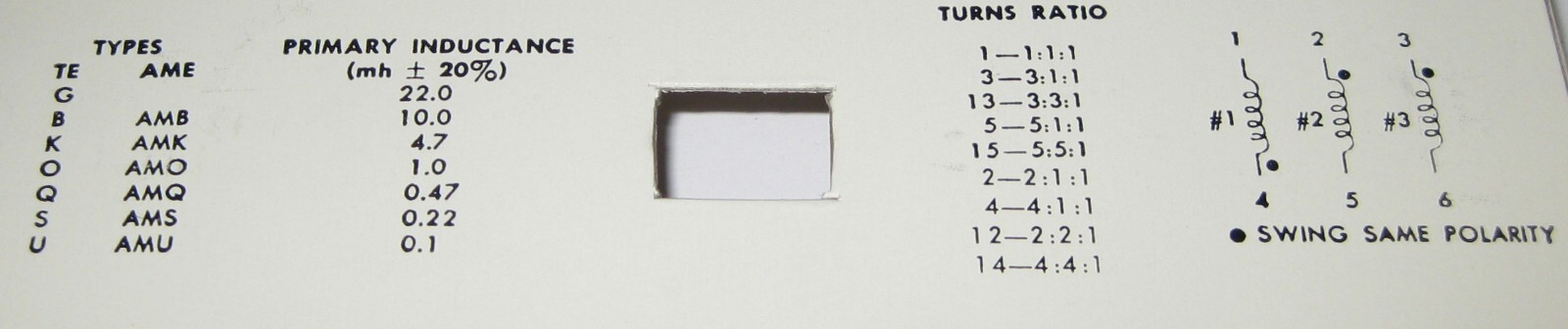 Technitrol Engineering AMK3WA Pulse Transformer, 4.7mH-3:3:1