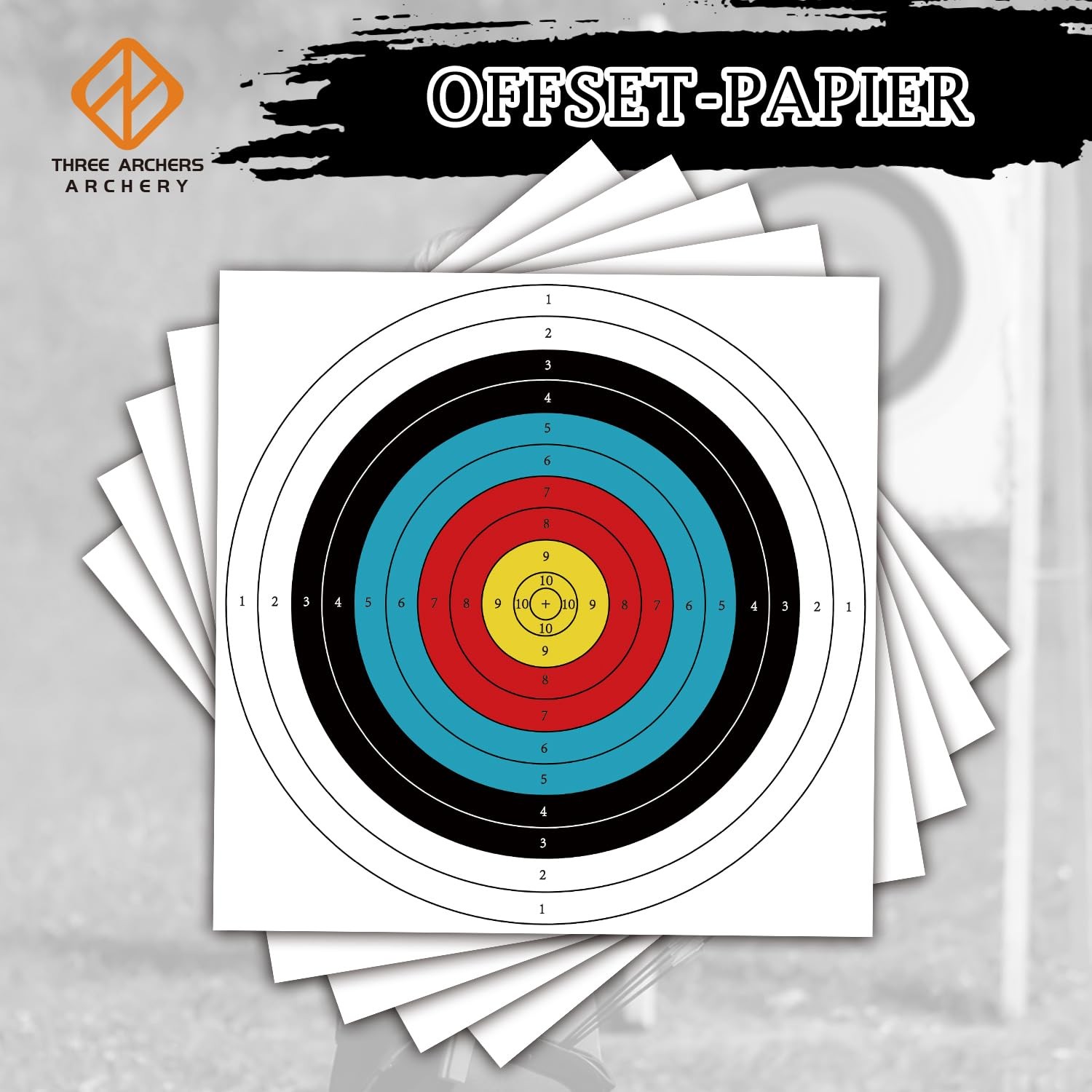 20 Blade 60cm Archery Target Pads 10 Ring Disc Pads 6...