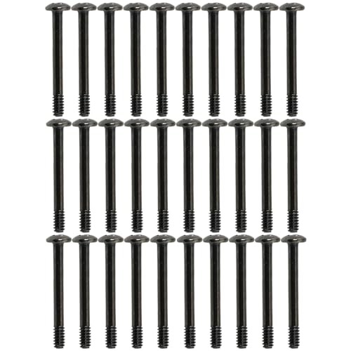 30PCS Computer Case Fan Part Desktop Computer Power Supply Fan Long Screw