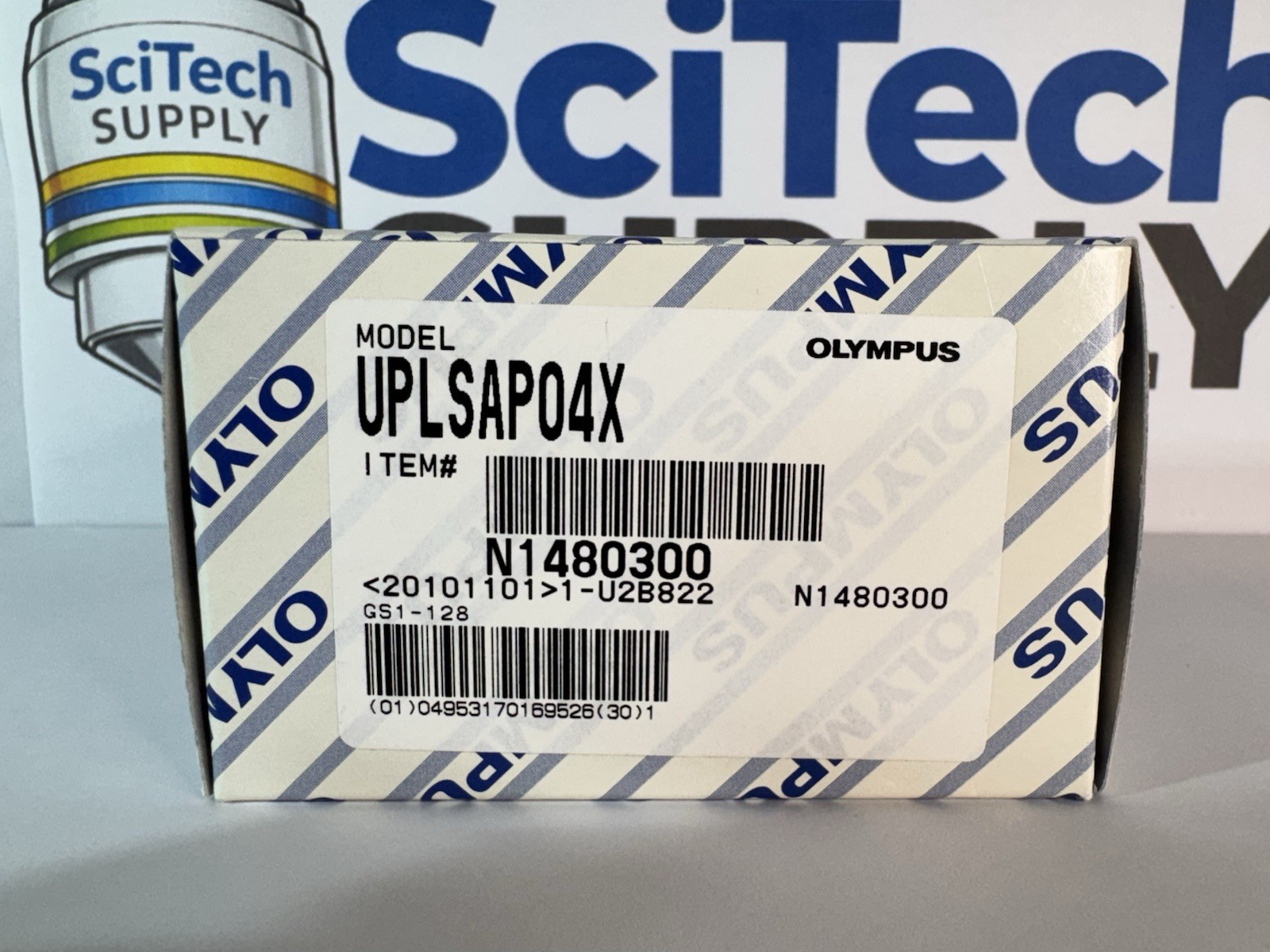 Olympus UPlanSApo 4x/0.16 ∞/- Microscope Objective Lens UIS2 -Read