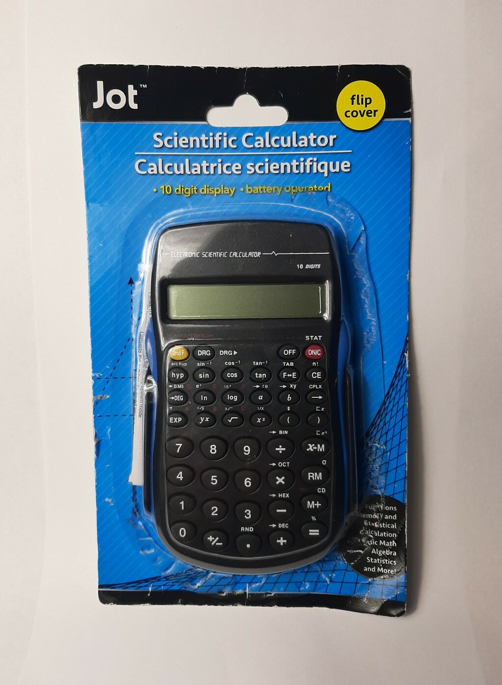Scientific Calculator 10 Digit 56 Function Memory & Statistical Calculation NEW