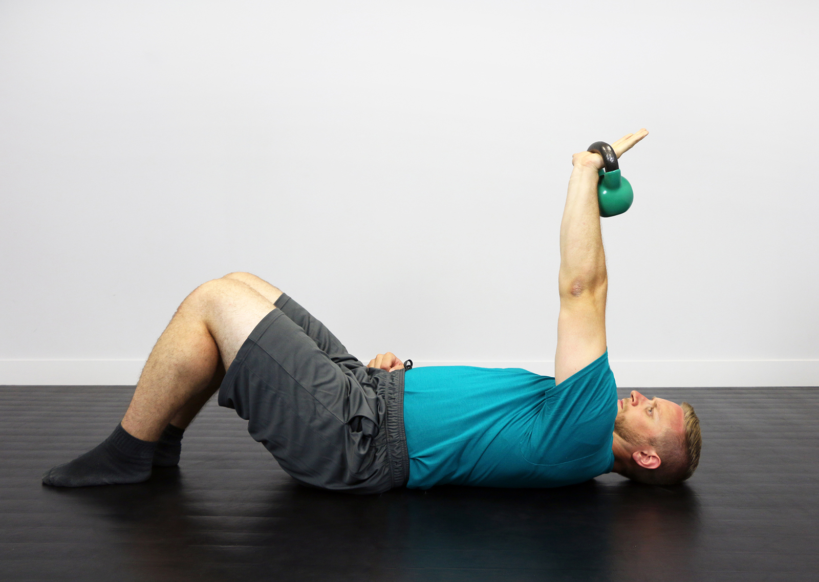 Cando Vinyl-Coated Kettlebell - Green - 10 lb - Workout & Strength Training