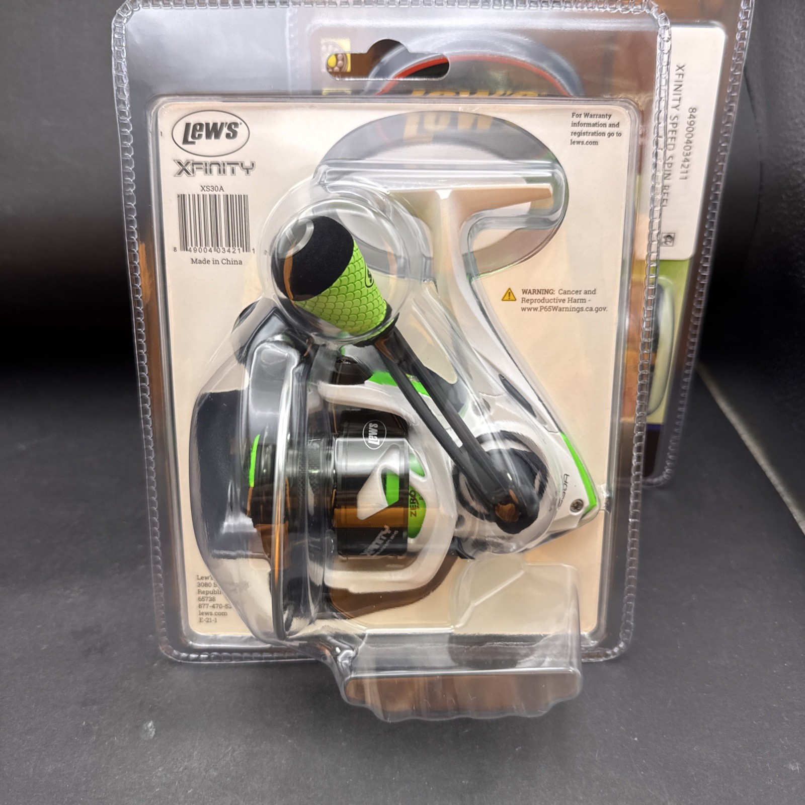 *LOT OF 2* LEW'S XFINITY SPEED SPIN XS30A 6.2:1 SPINNING REEL CLAM PACK
