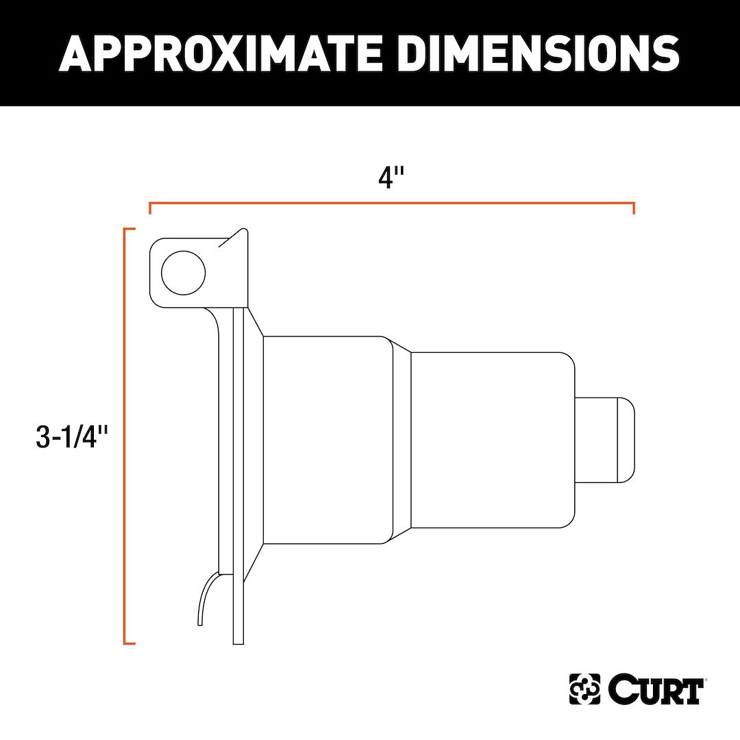 CURT 58220 TRAILER CONNECTOR