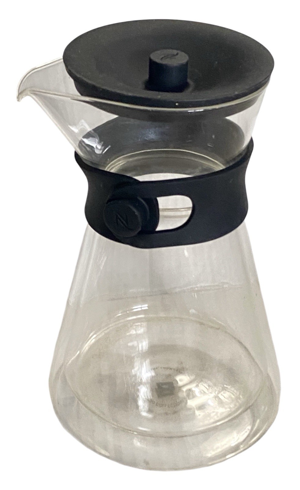 Nespresso Vertuo Carafe Konstantin Grcic Clear Black Glass Coffee Server Lid