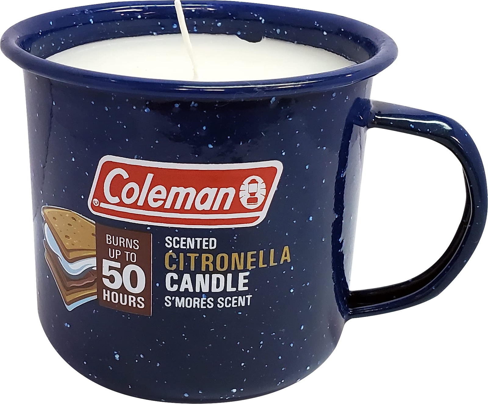 Coleman Repellents Tin Mug Outdoor Citronella Candle | Rustic Outdoor Camping