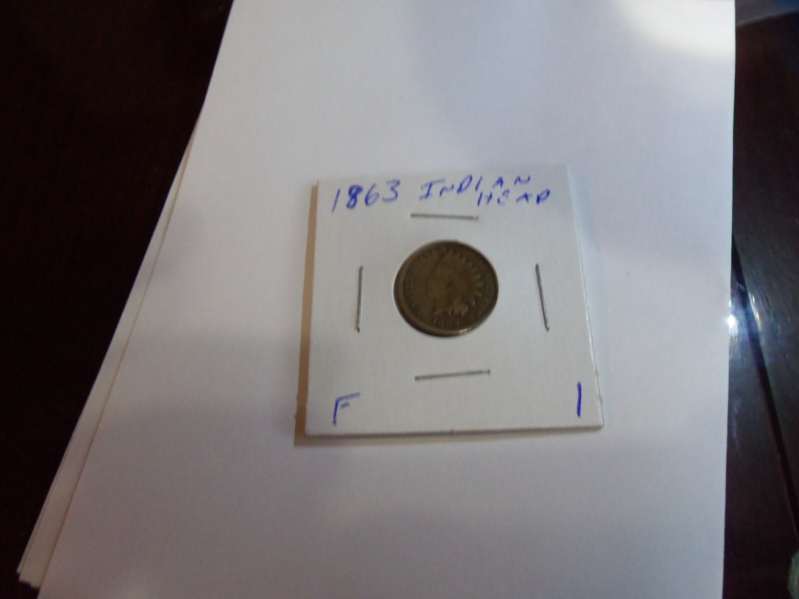 NICE KEY DATE 1863 INDIAN HEAD PENNY