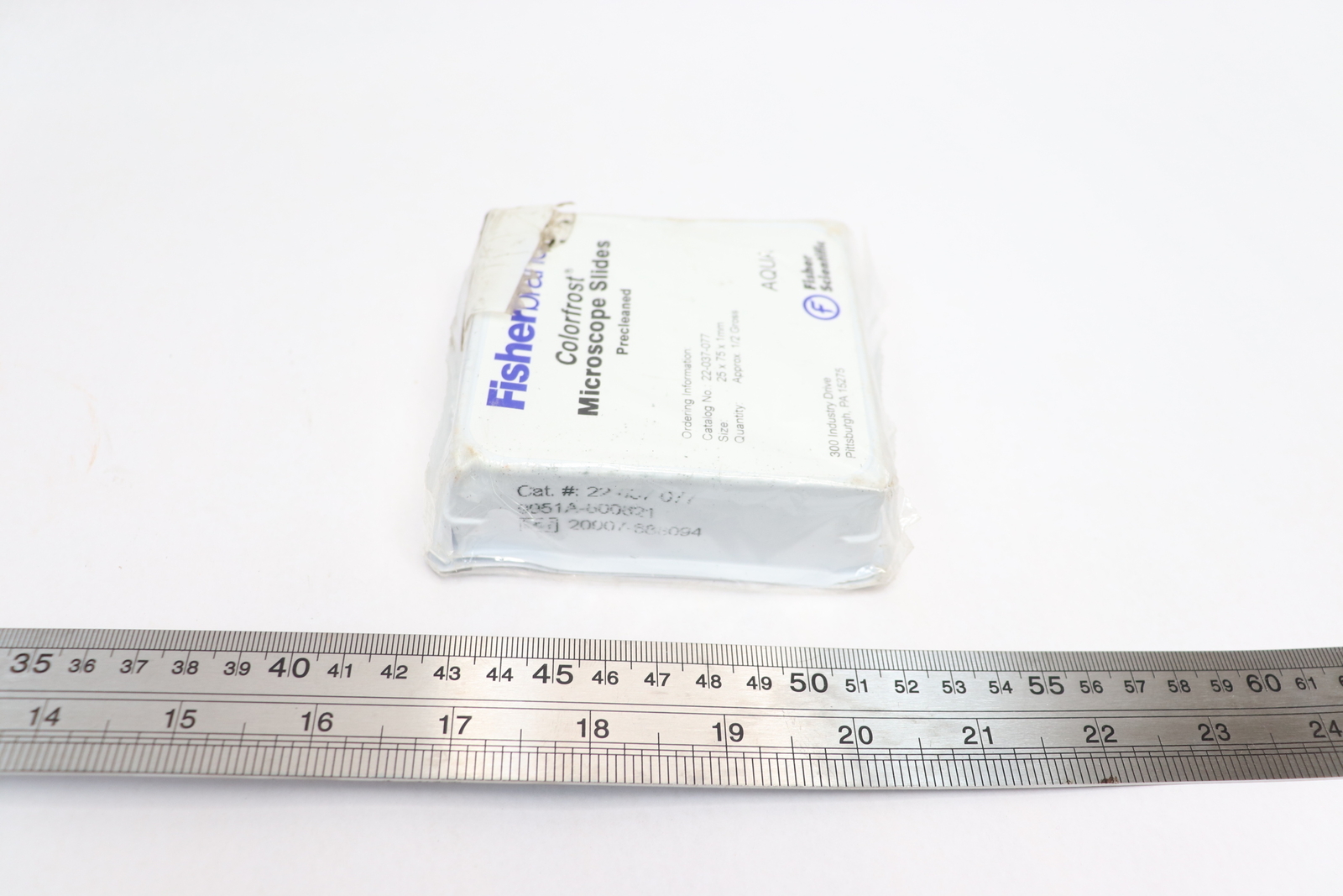 (72-Pk) Fisherbrand ColorFrost Disposable Microscope Slides 22-037-077