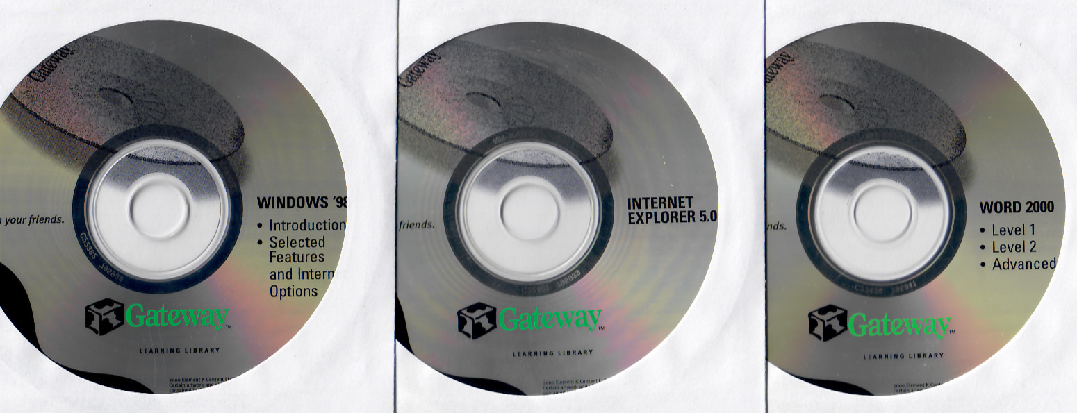 Gateway Learning Library - Microsoft Word 2000 Internet Explorer 5.0 Windows 98