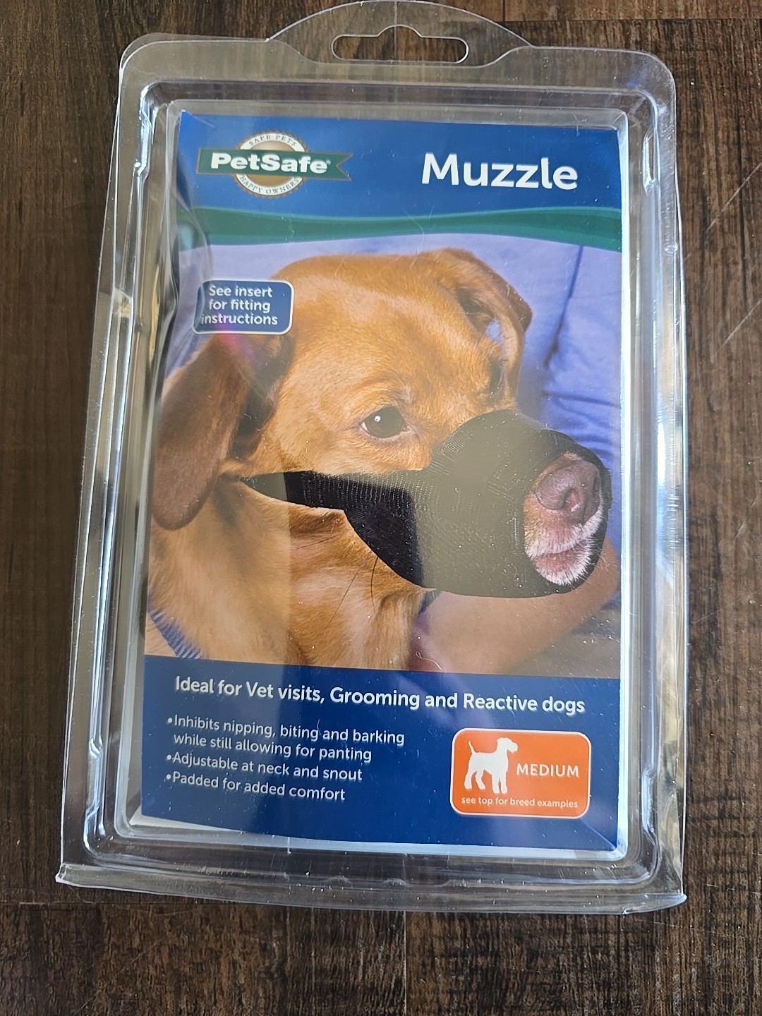 Pet Dog Breathable Nylon Muzzle Adjustable Anti-lick/Biting, Black