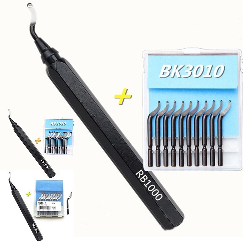 1*Metal Cutting Handle 10*Blades Handle RB1000 High Steel Quick Clamping