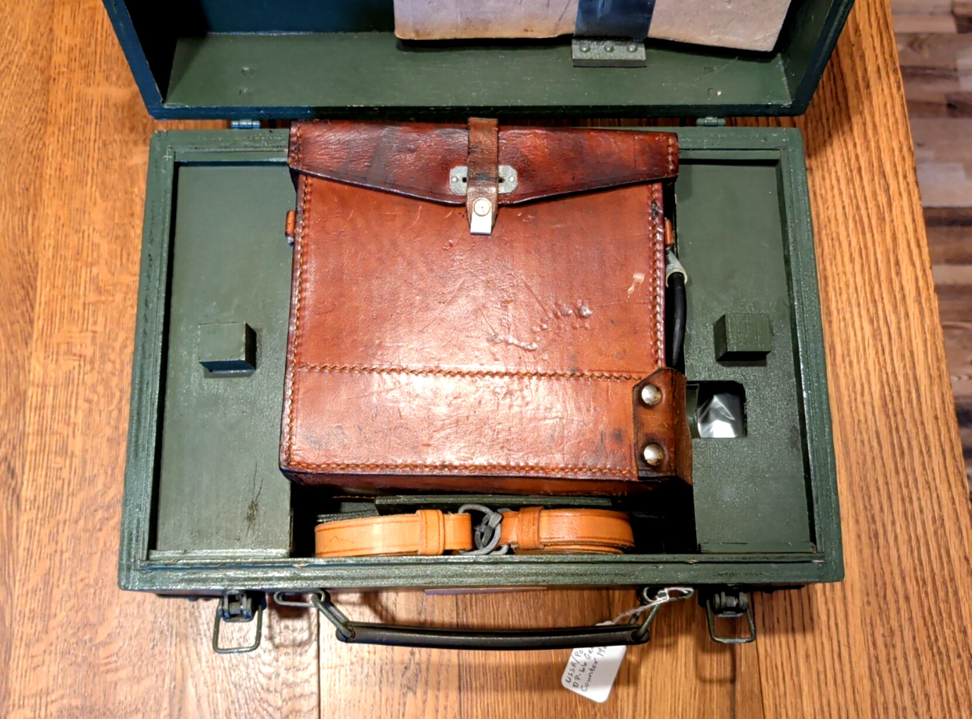 Vintage Cold War Polish Geiger Counter Dedector DP-66