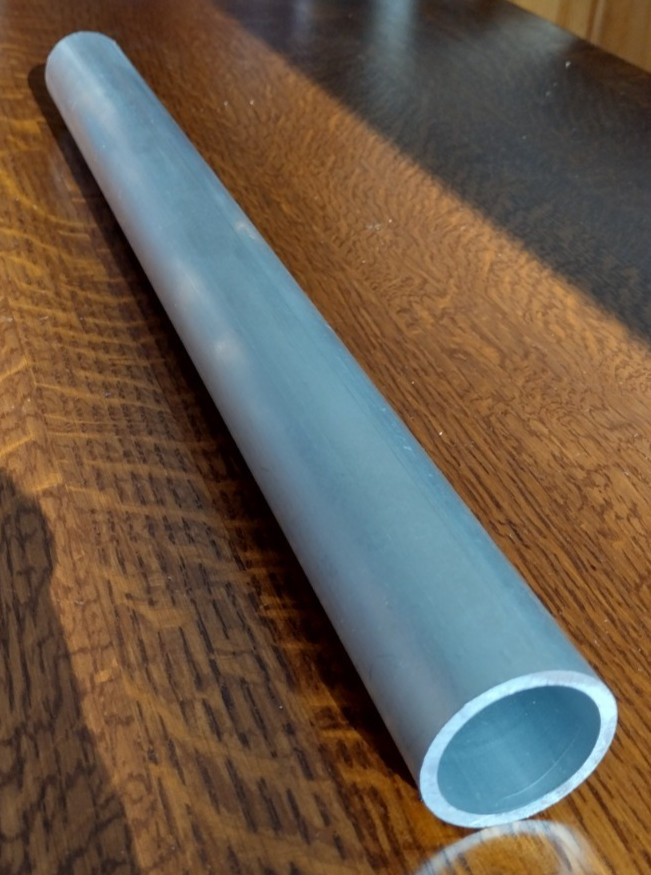 Ø1-1/4 Schedule 40 Seamless Aluminum Pipe Tube (1.66"OD,Ø1.38"ID) varied lengths