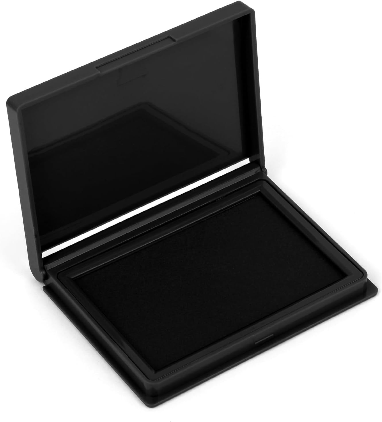 Black Stamp Pad, 4 x 2.5 Inch Premium Quality Ink Pad for Stamps, All-Purpose Fe