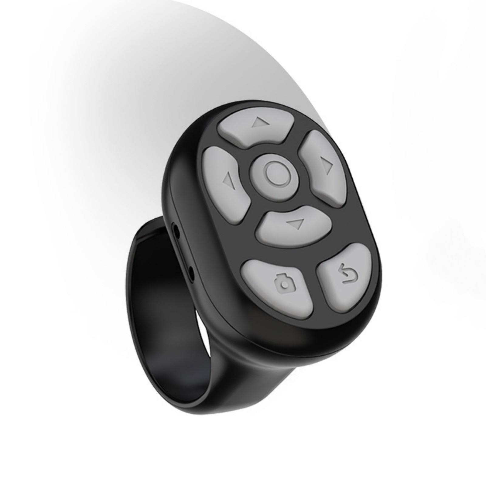 Wireless Bluetooth Remote Control Scrolling Ring Fingertip Video Mobile Phone