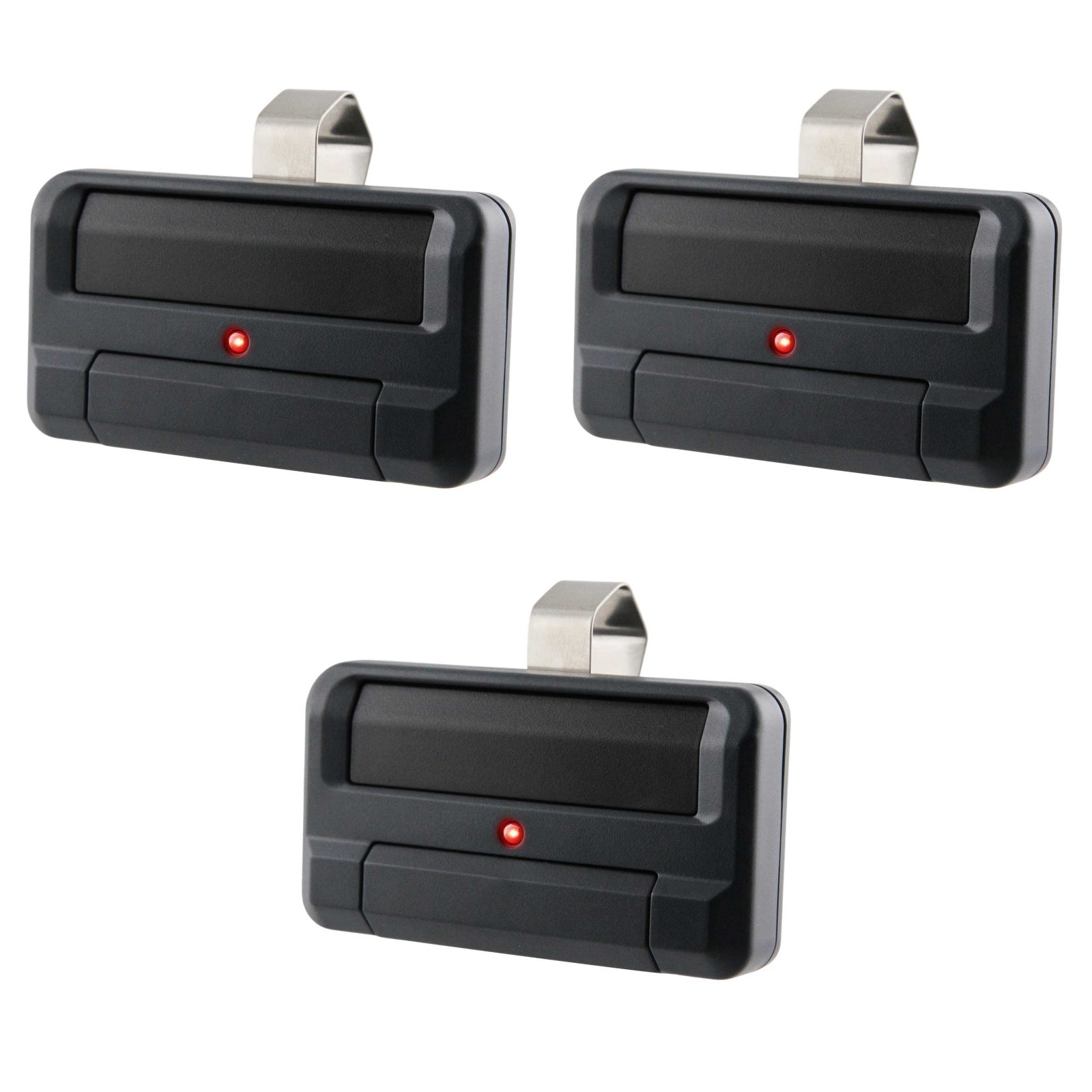3x For LiftMaster 811LM 1-Button 12 Code Dip Switch Garage Gate Remote Control