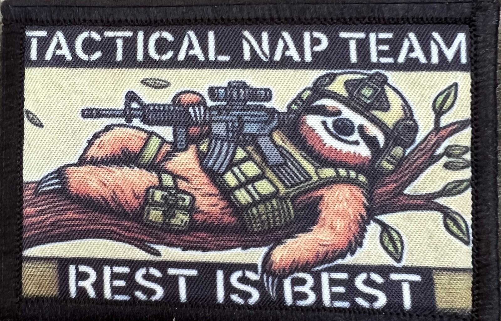 Camo Kitty Morale Patch Tactical ARMY Military Army Funny Hook and Loop Patch