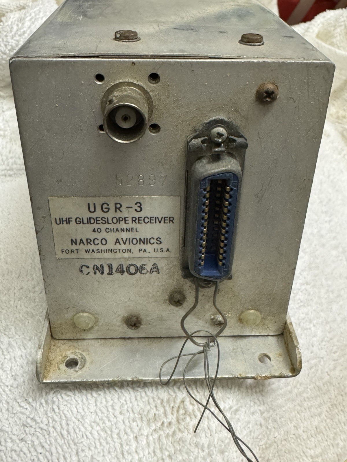 Narco Avionics UGR-3 UHF Glideslope Receiver 40 Channel