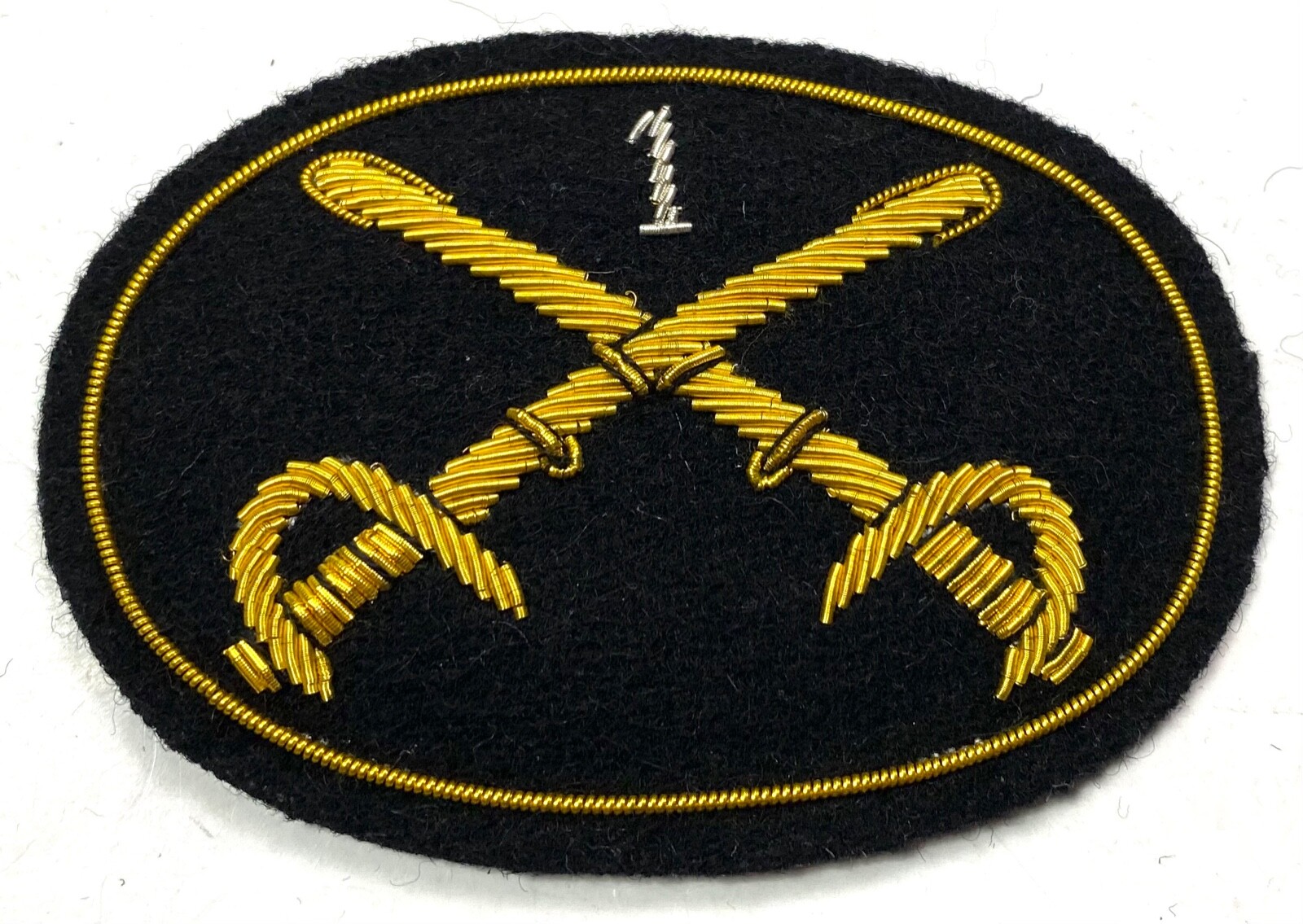 CIVIL WAR 1ST CAVALRY HAT CAP KEPI INSIGNIA-LARGE