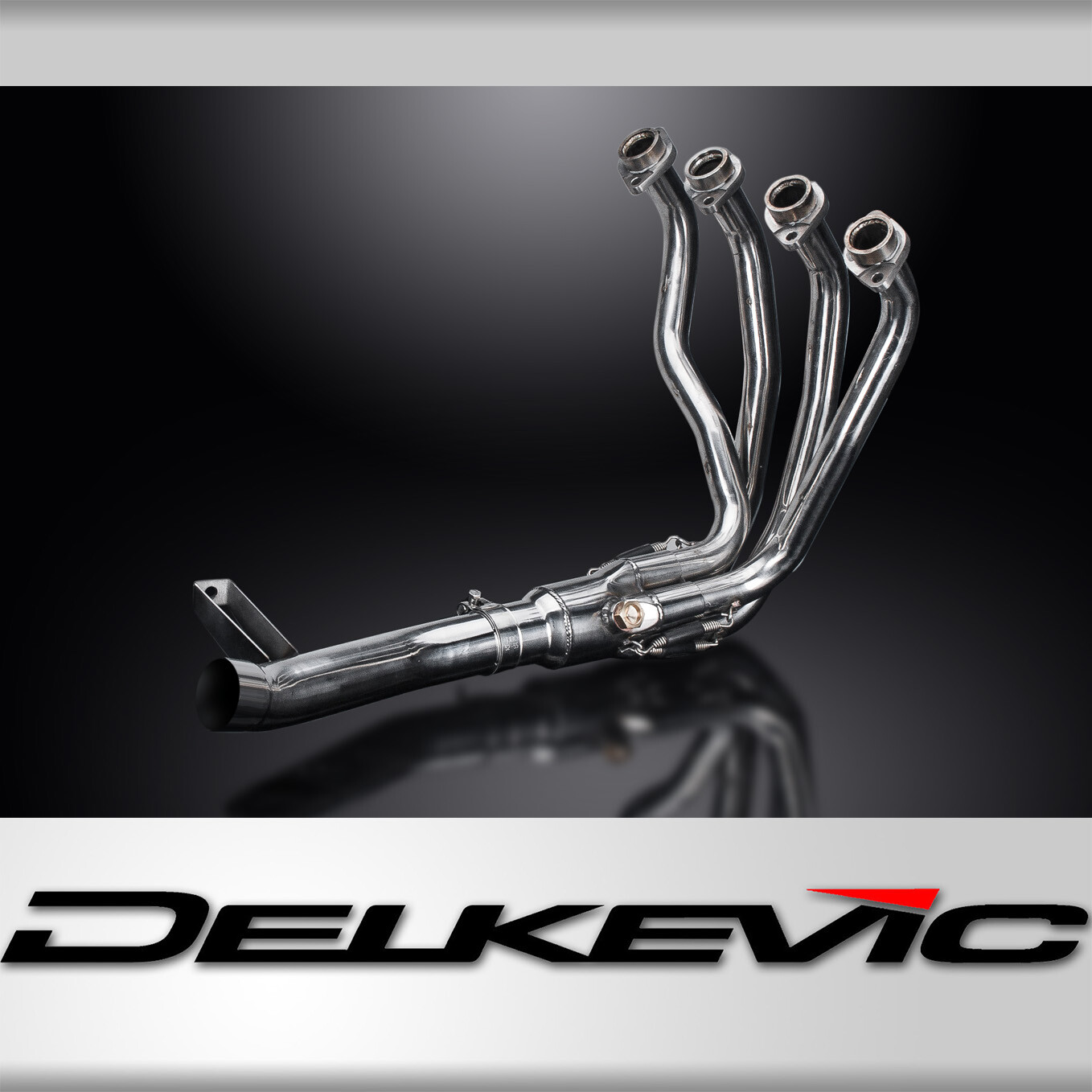 Kawasaki 1000 LT Versys 2015-18 Delkevic Stainless 4-1 Exhaust Headers Downpipes