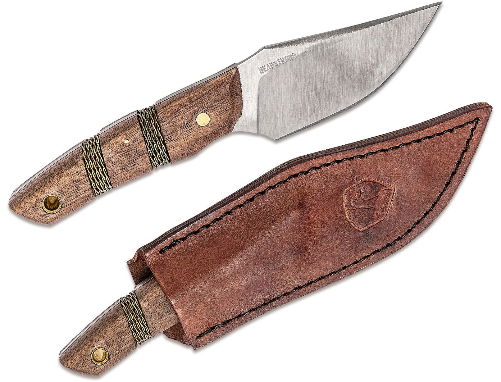 Condor Tool & Knife CTK2813-4.0HC Headstrong, 4" 1095 CS, Walnut Handle, Sheath