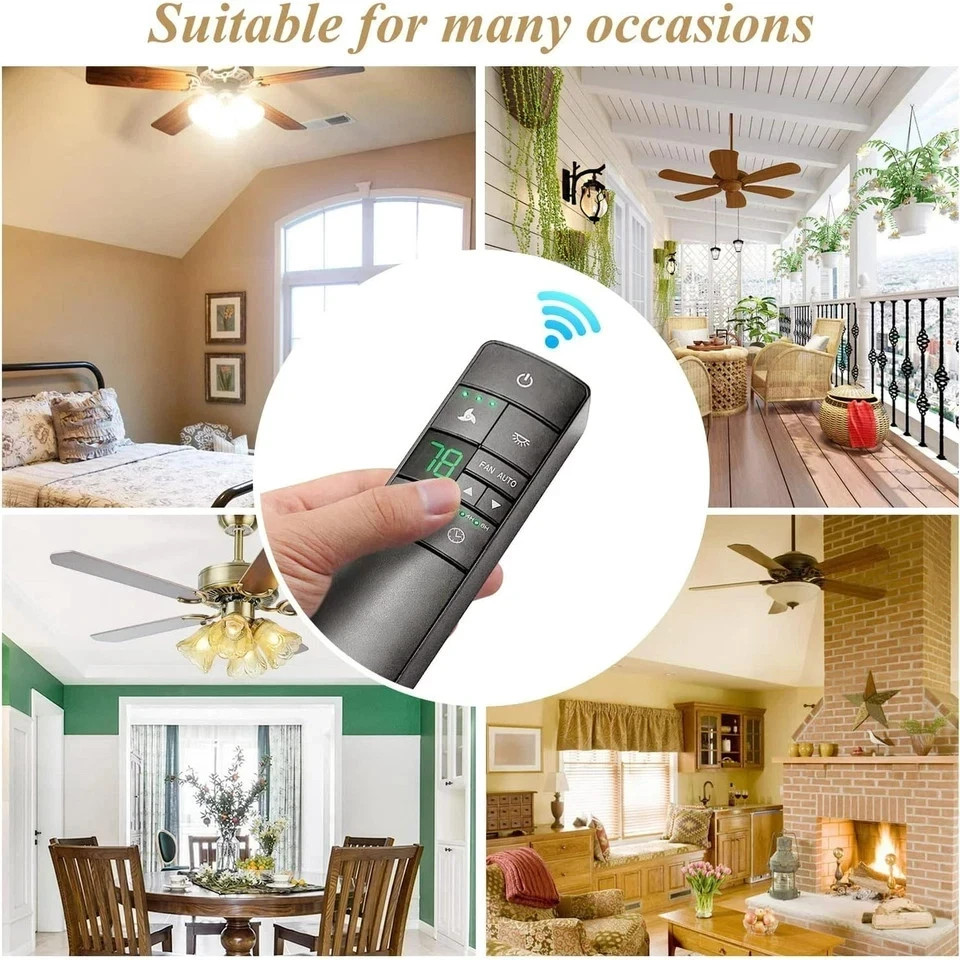 HD3 Ceiling Fan Remote Control Replacement for Hampton Bay Home, Free shippin