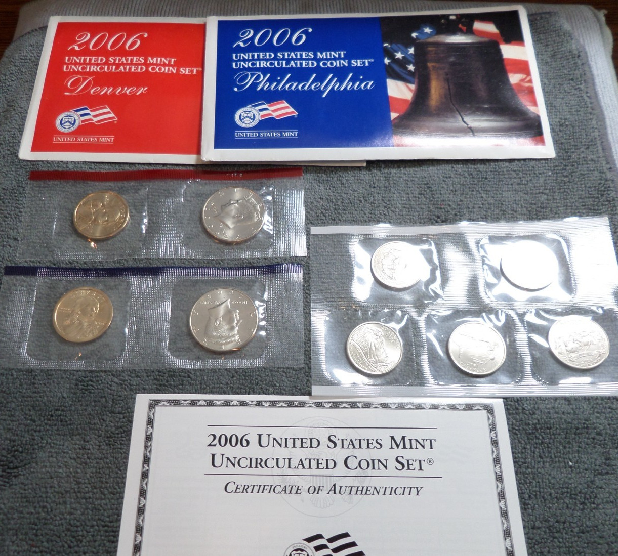 2006 D & P United States Mint Uncirculated Coin Sets PARTIAL