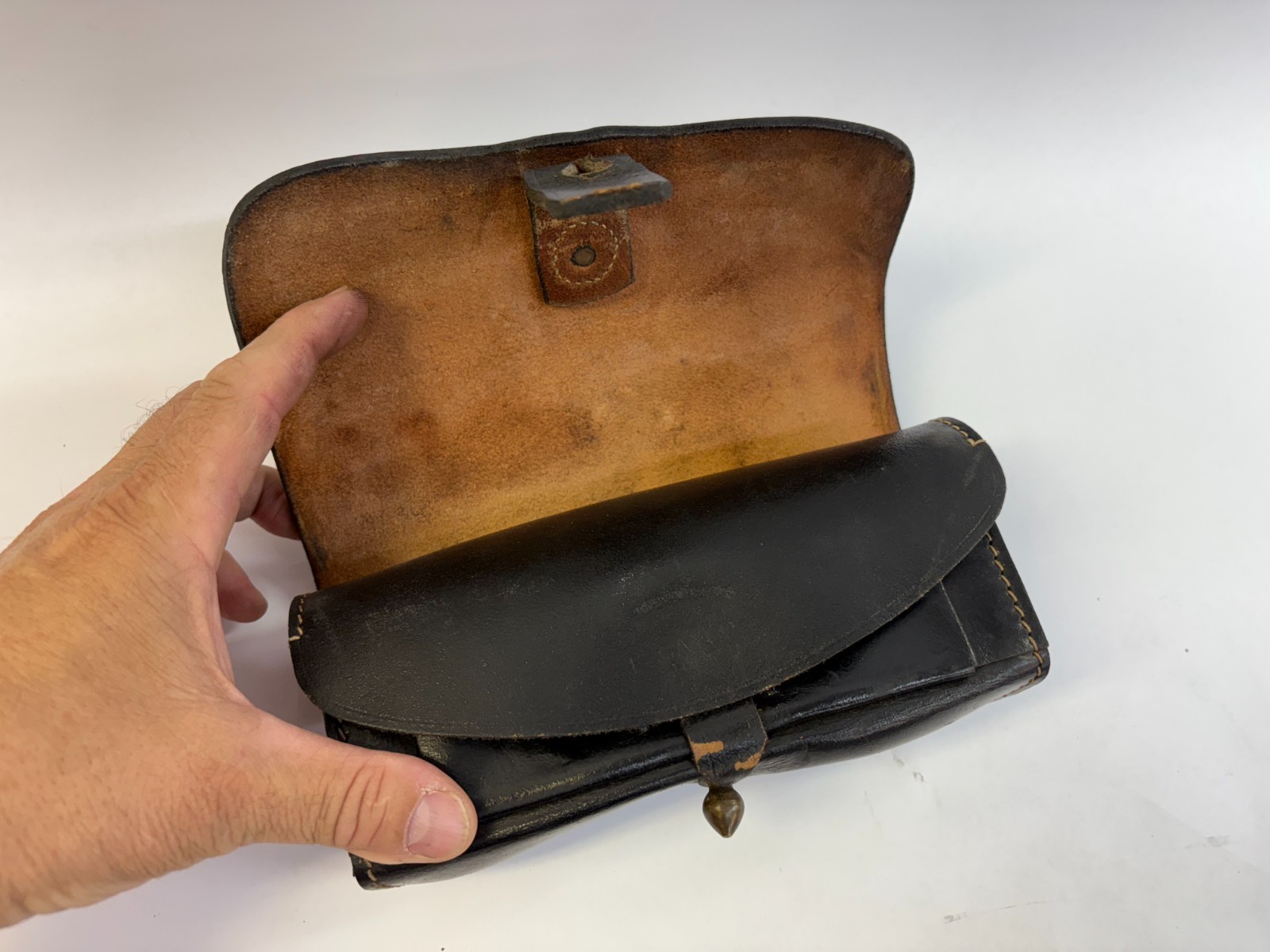 Harley J.C.Miller leather tool pouch bag U.S Ordnance Dept. Sub Inspector LooK