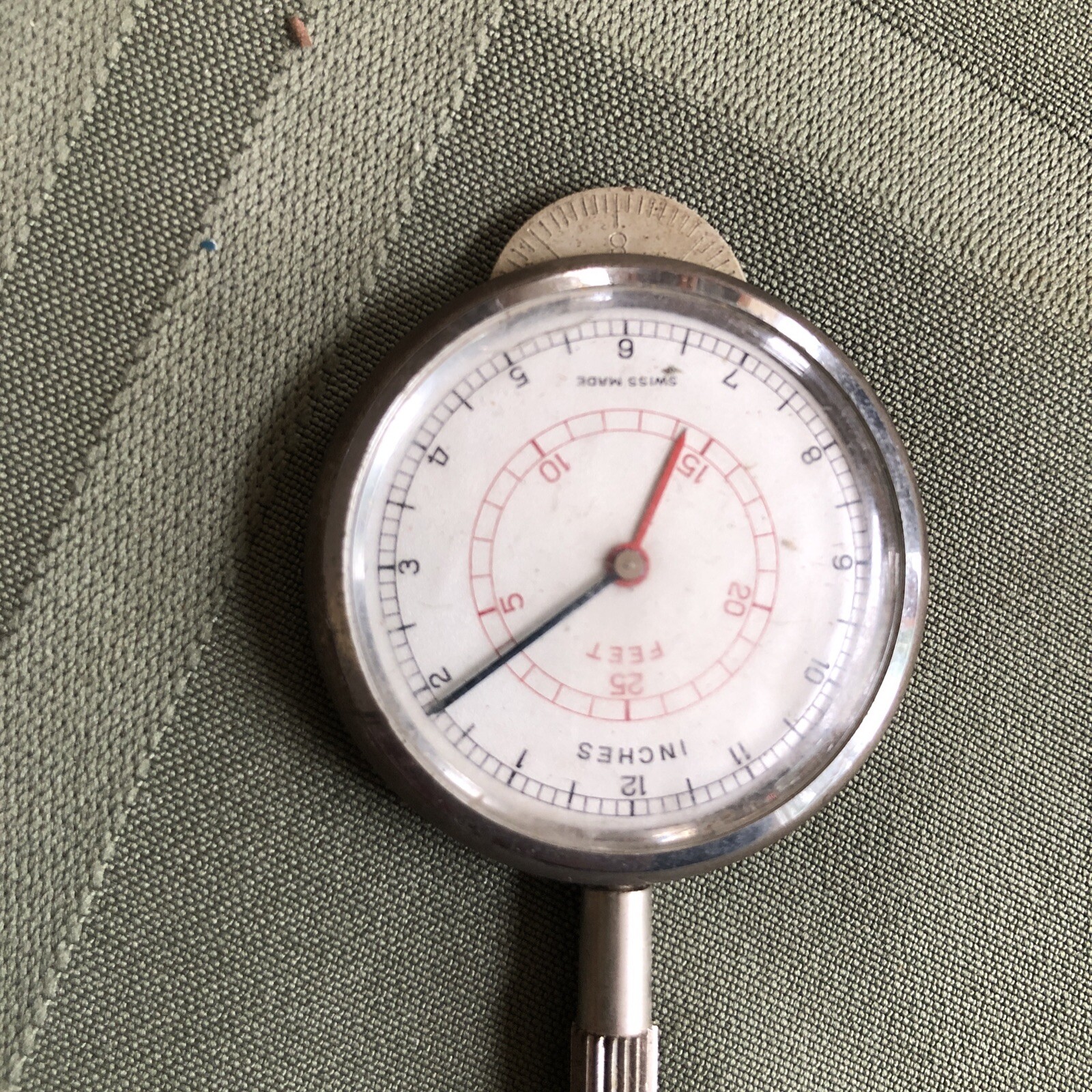 Vintage Charles Bruning Co. Opisometer Precision Map Measuring Tool Swiss Made