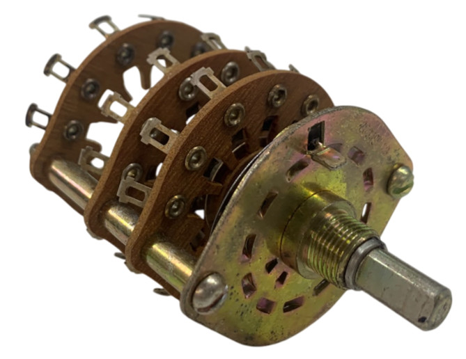 OAK 263399-H3(S3) Rotary Switch Selector 3P11T 3 Pole 11 Position Throw Turn
