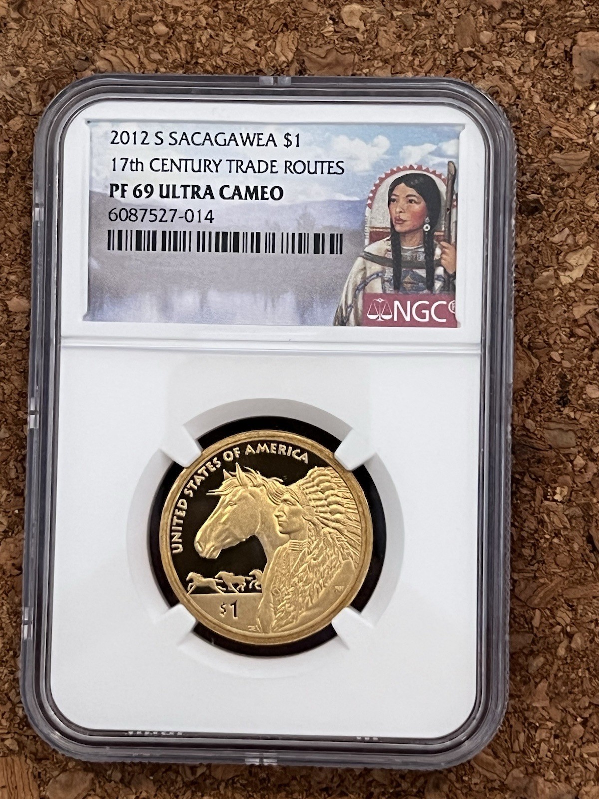 2012-S Sacagawea Proof Coin 17th Century Trade Routes NGC PF69 Ultra Cameo