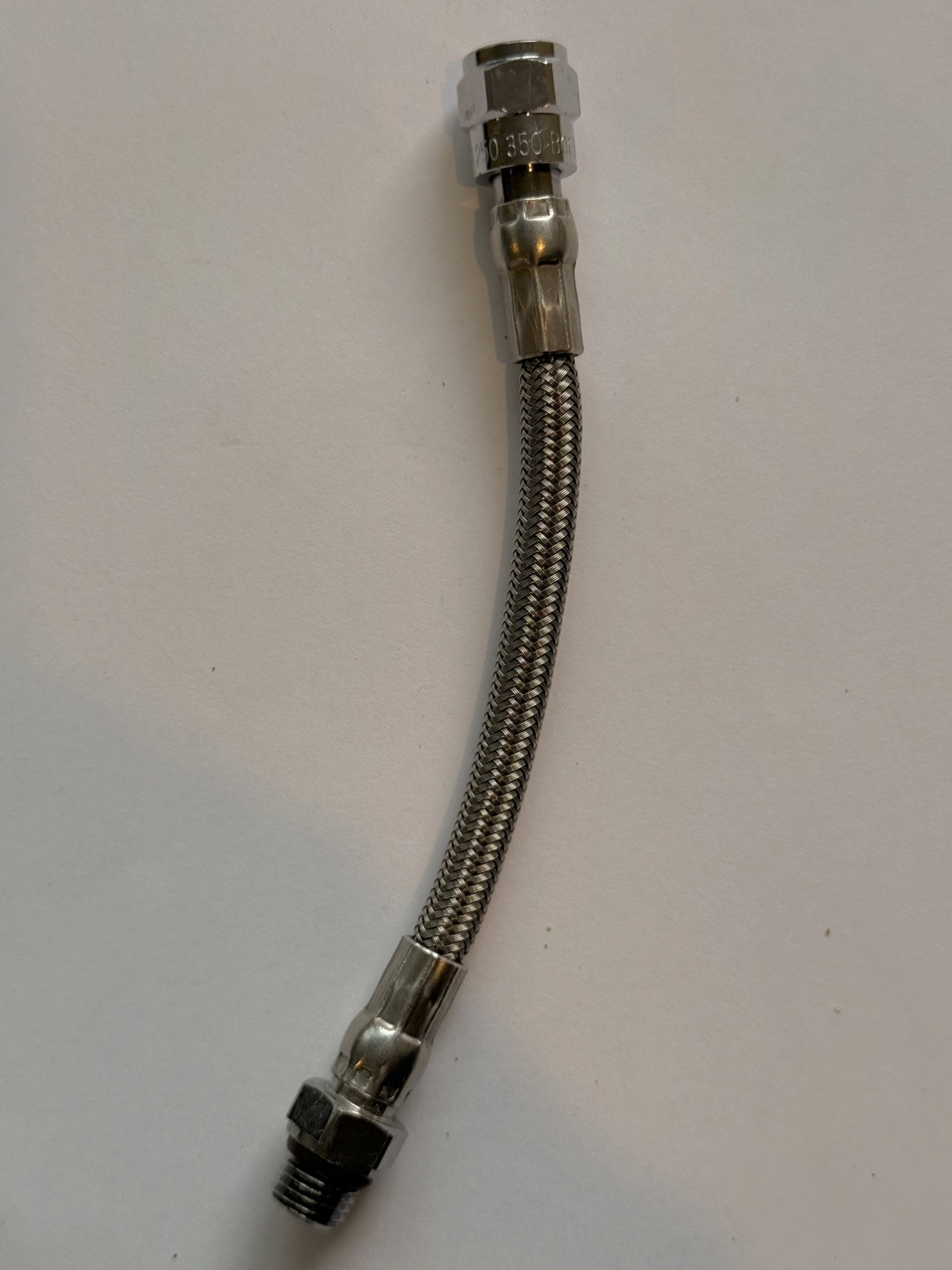 H2Odyssey Scuba Diving (HP) High Pressure Braided Stainless Steel Hose 6"