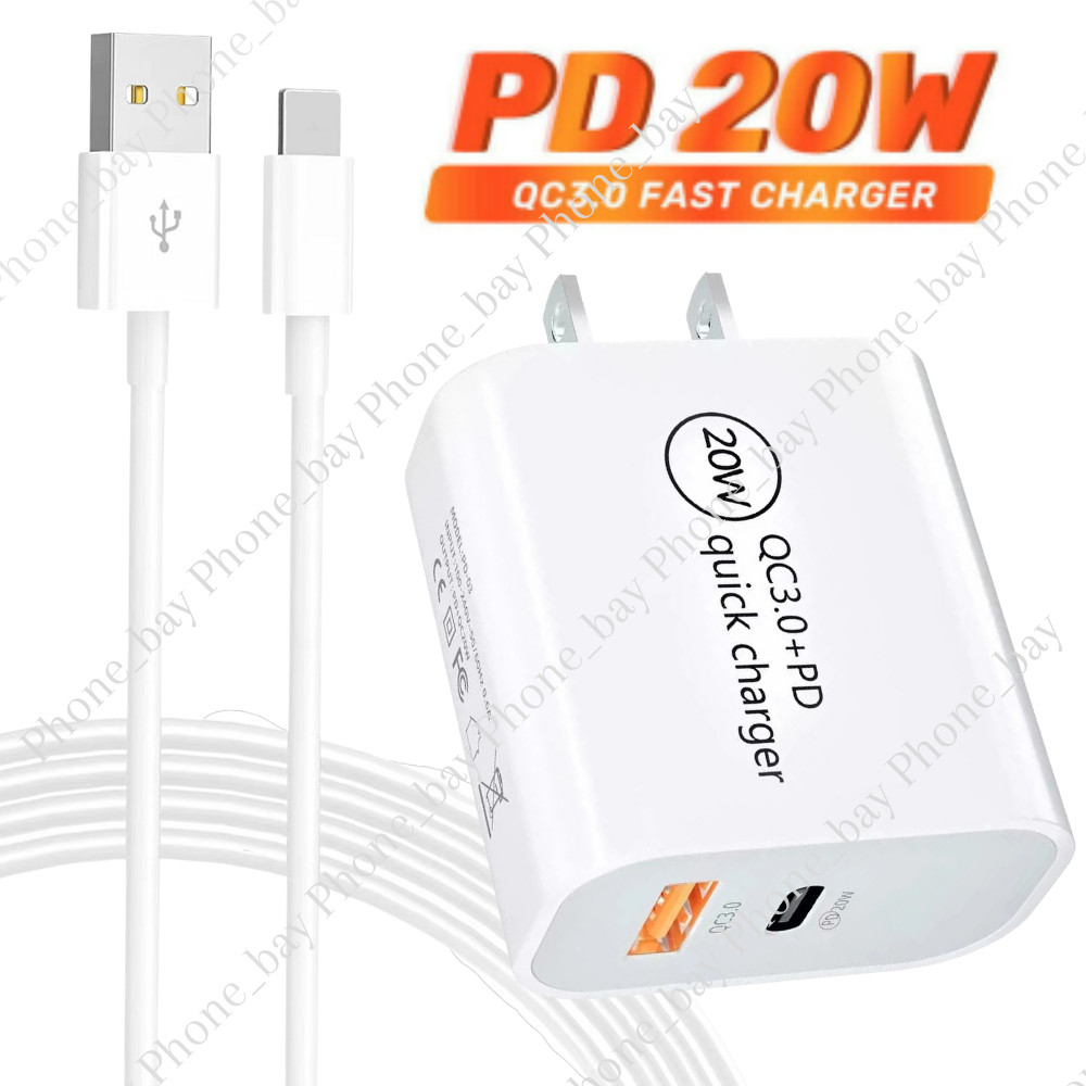 USB Fast Wall Charger Block QC3.0 Power Adapter For iPhone 7 8 Plus XR XS 13 14