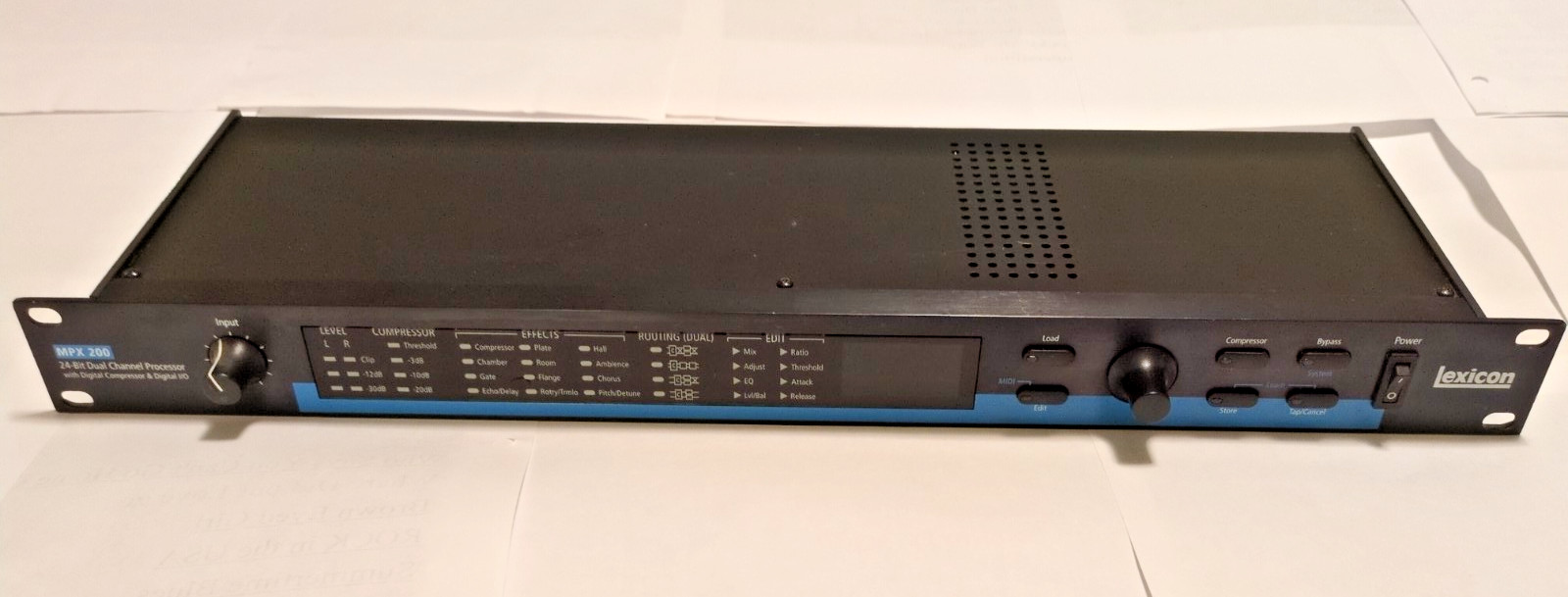 Lexicon MPX 200 Multi-Effects Processor Rackmount Digital 1U MIDI S/PDIF EX Cond