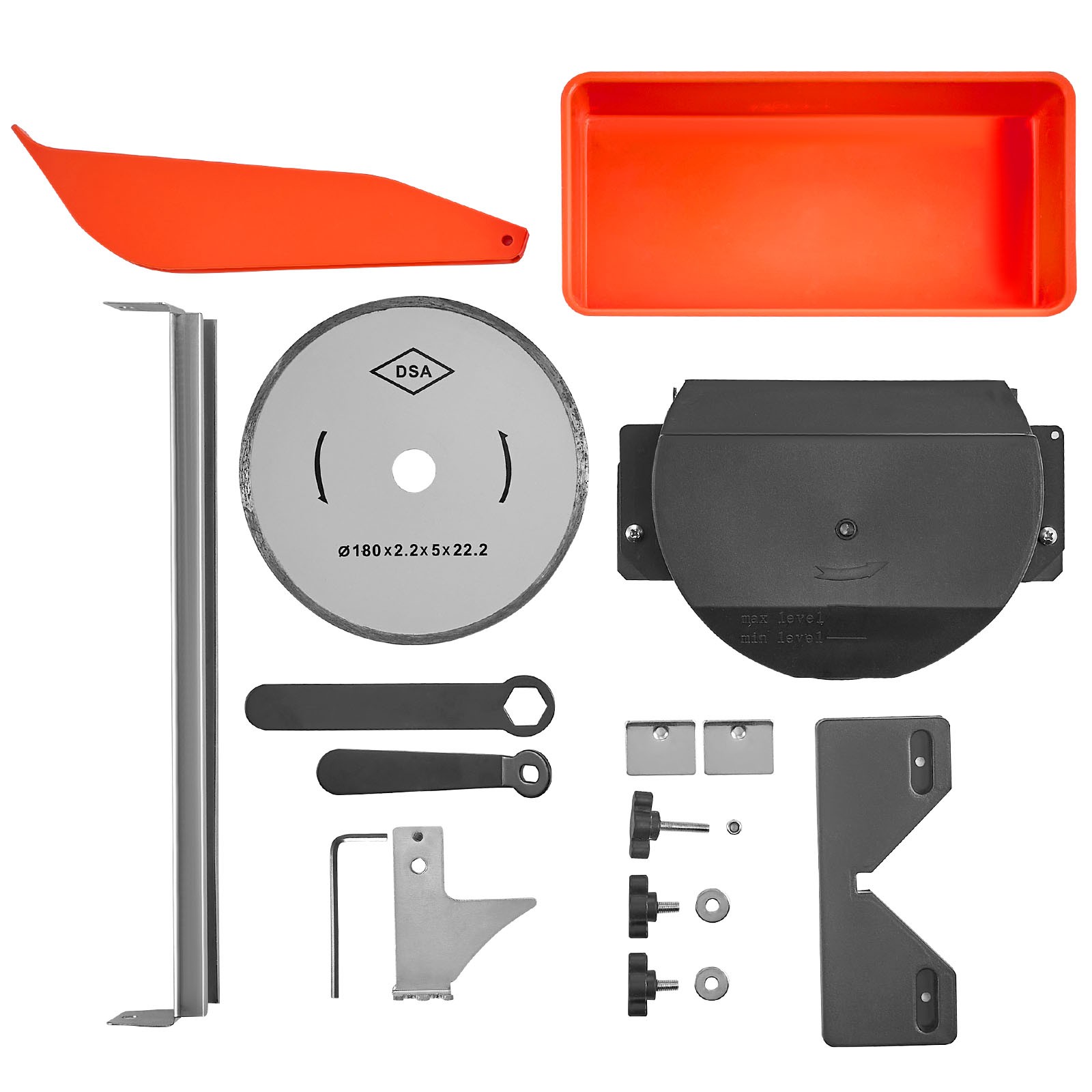VEVOR Wet Tile Saw Tile Cutter 7-inch 65Mn Steel Blade 3500 RPM Induction Motor