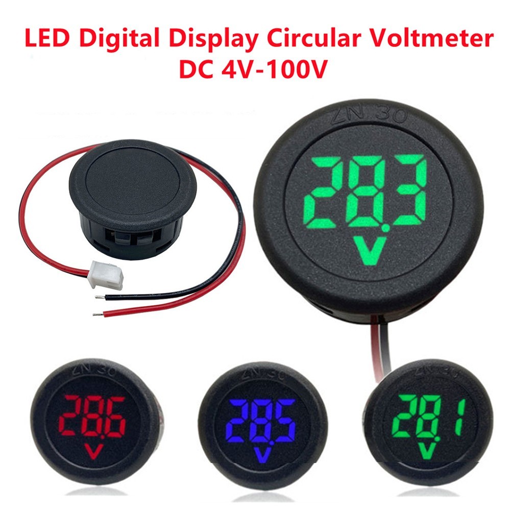 High Accuracy Digital Voltmeter for Automotive Electrical Systems 4 100V