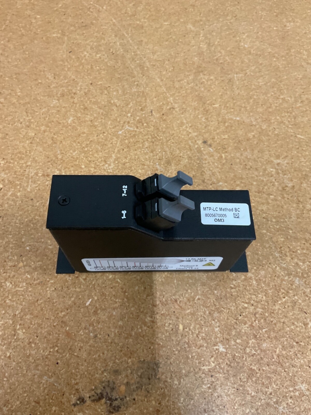 Leviton MTP-LC Method BC Core Fiber Optic Module With Rear Dust Covers