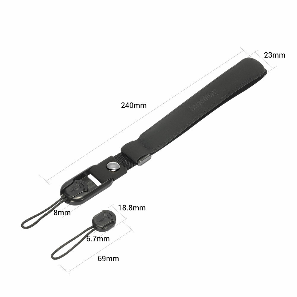 SmallRig Adjustable Camera Strap Cuff Wrist Camera Hand Straps for Sony Nikon