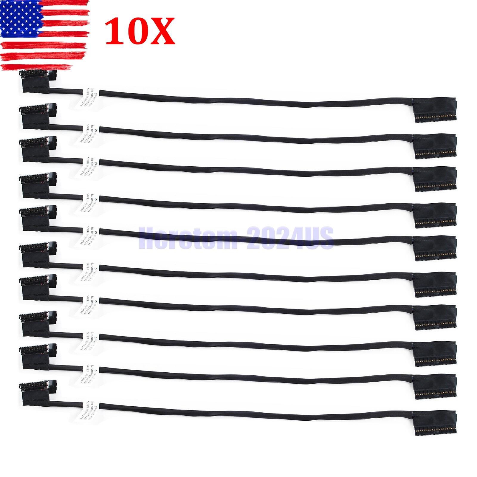 10pcs Battery Cable For Dell Latitude 7270 E7270 7470 E7470 DC020029500 US