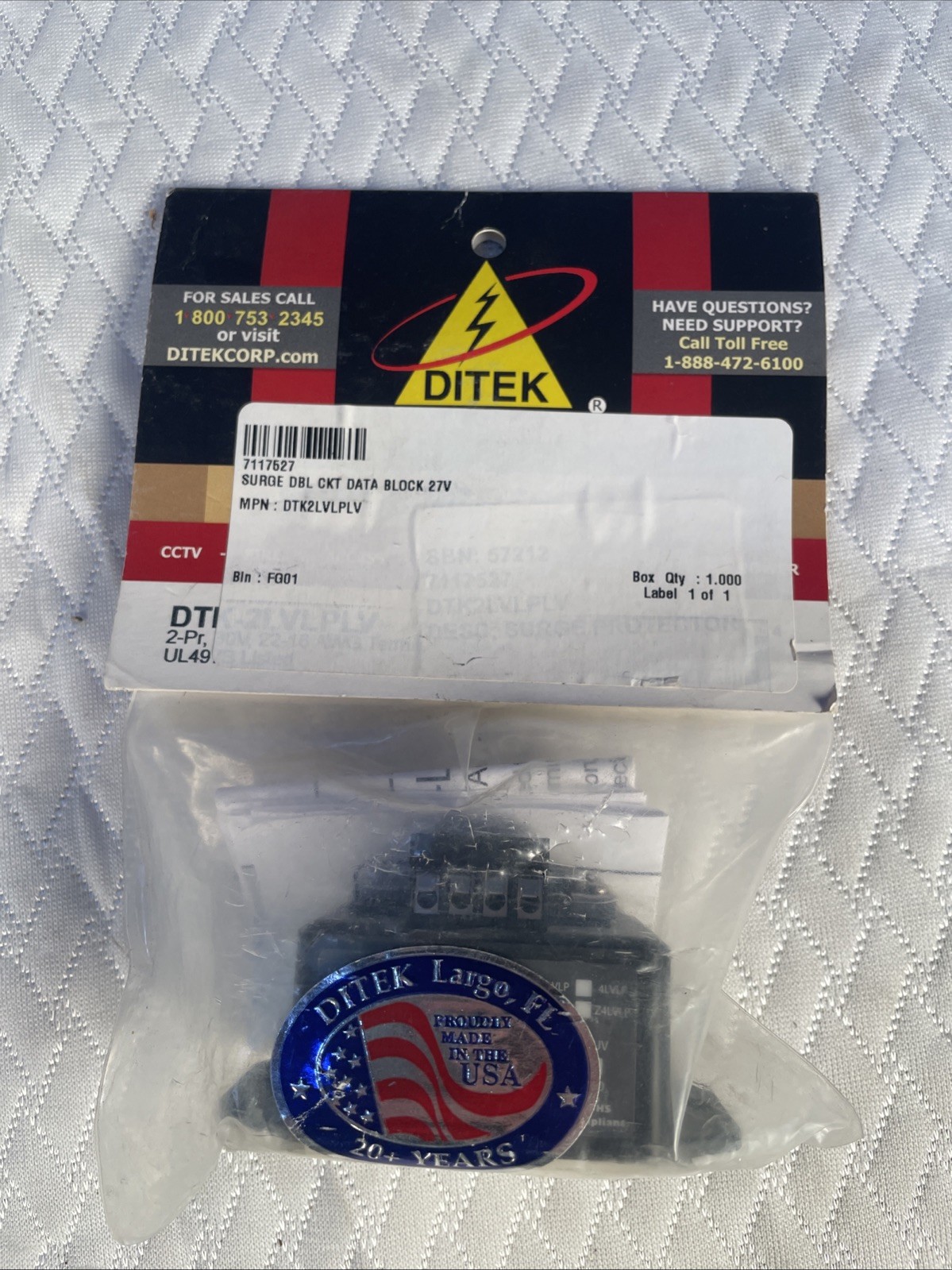 DITEK DTK-2LVLP-LV Series Surge Protector