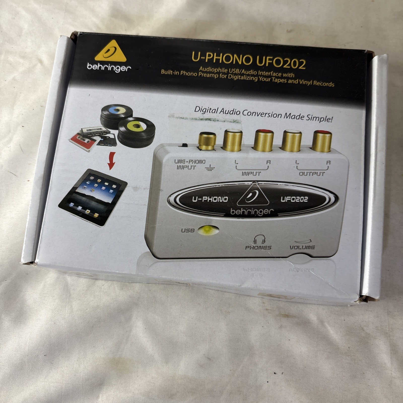 Behringer U-Phono UFO202 USB Audio Interface