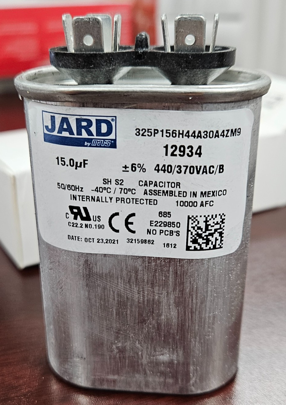 Oval Run Capacitor 15 μf uf MFD Furnace Air Handler Fan Blower Motor Jard 12934