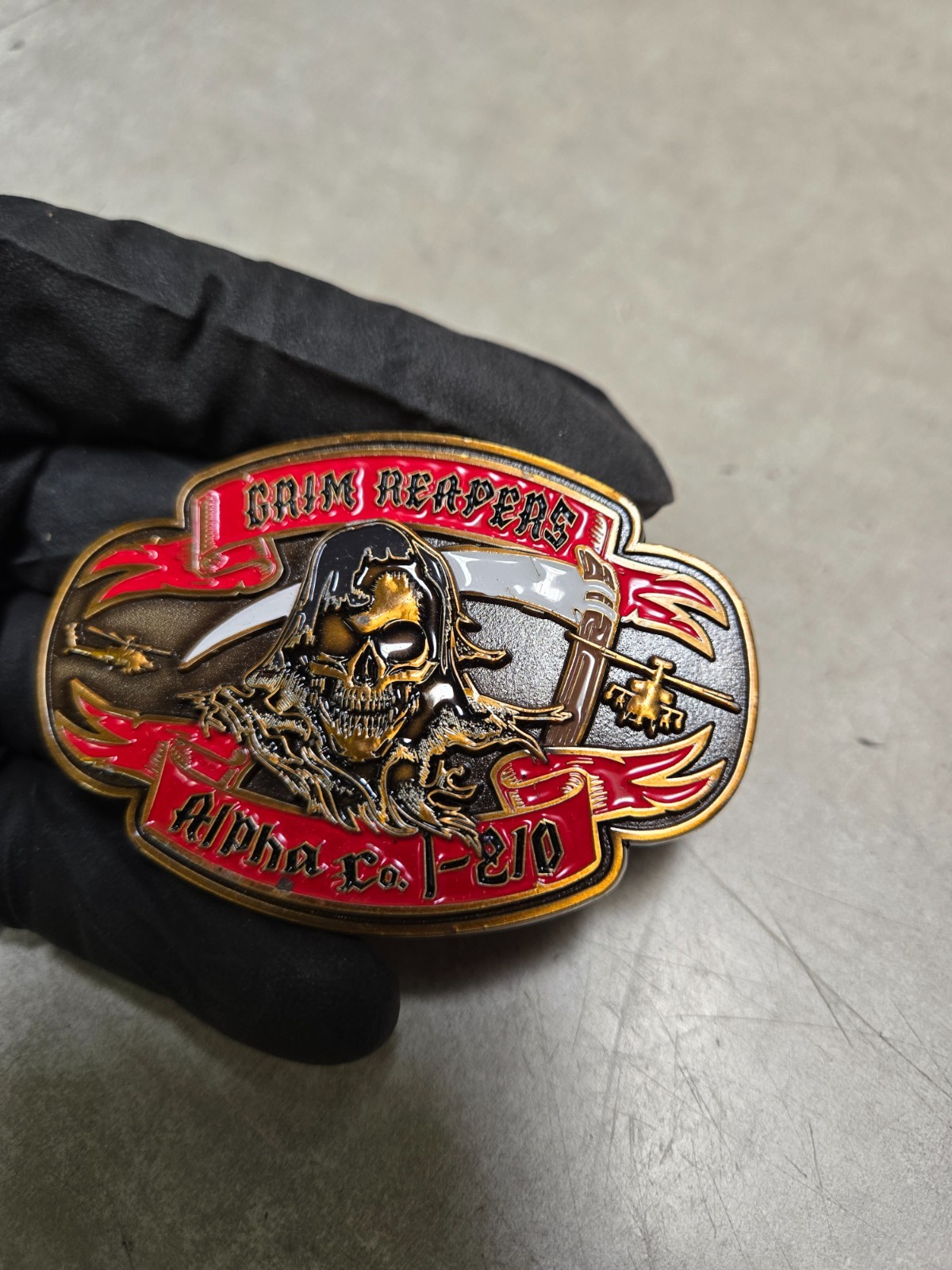 Grim Reapers Alpha Co Challenge Coin
