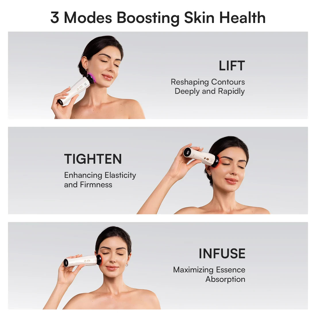 !!!NEW IN BOX!!! INIA FLARE Microcurrent Facial Device for Face and Neck White