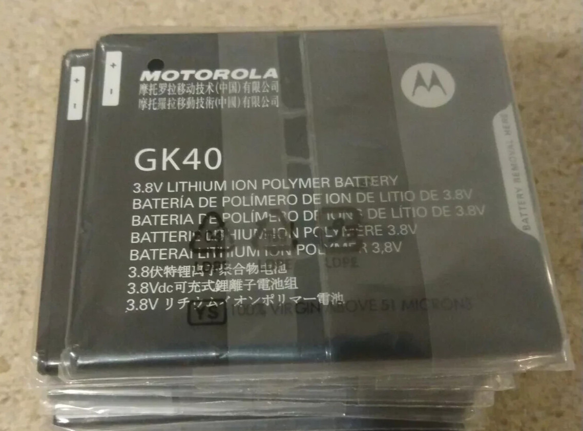 Original Motorola GK40 Battery for Moto G5 XT1601 G4 Play XT1607 E5 Play E4 E3