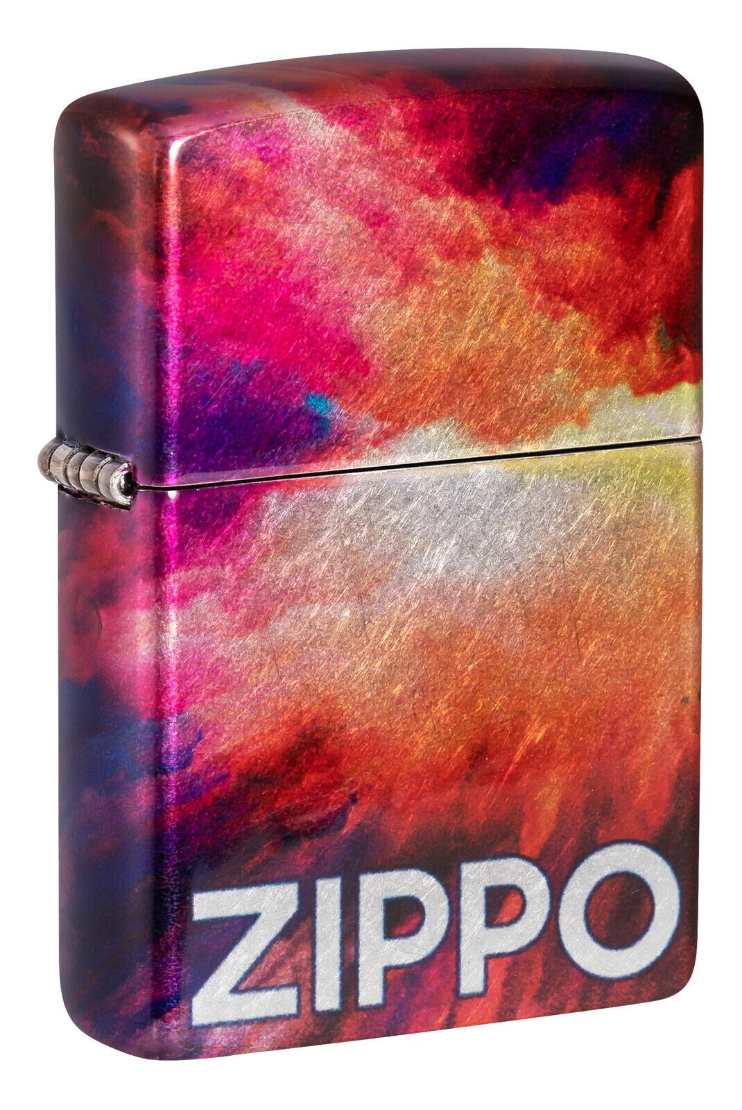Zippo Tie Dye Design 540 Tumbled Chrome 48982