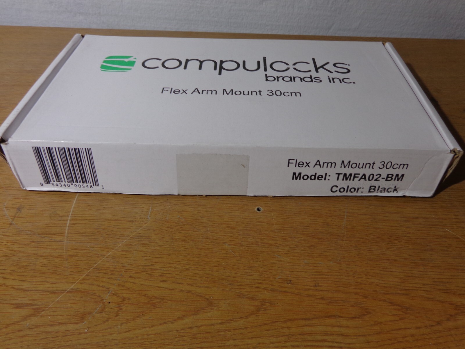 COMPULOCK 30cm Flex Arm Mount for Tablet Kiosks-Black TMFA02-BM