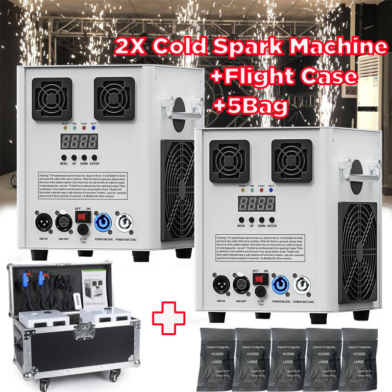 700W Cold Spark Machine Firework Machine DMX Wedding Stage Effect Machine&Case